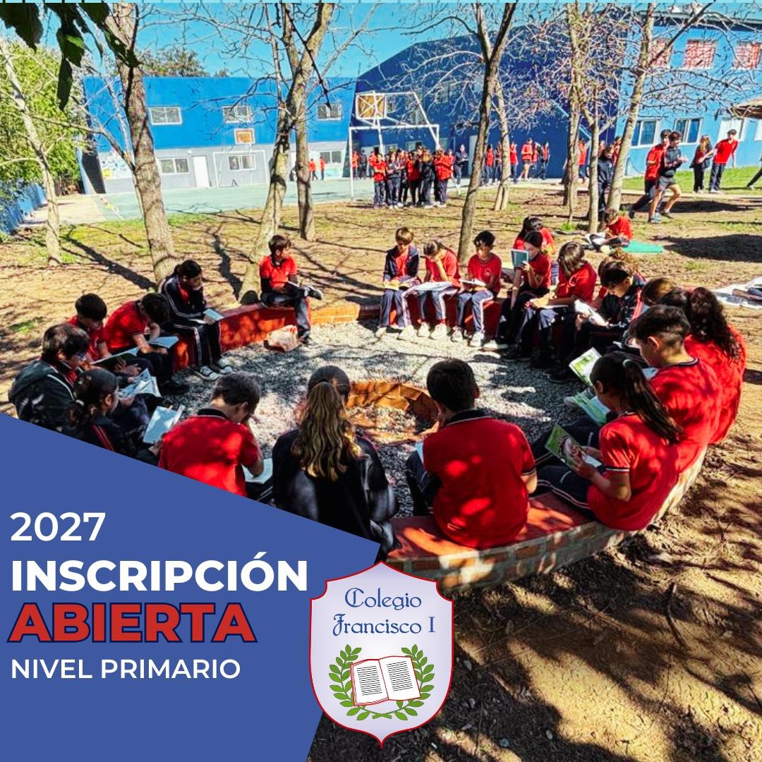Inscripción 2027 para Nivel Primario del Colegio Francisco I